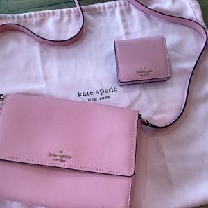 Kate spade shoulder bag and bill fold